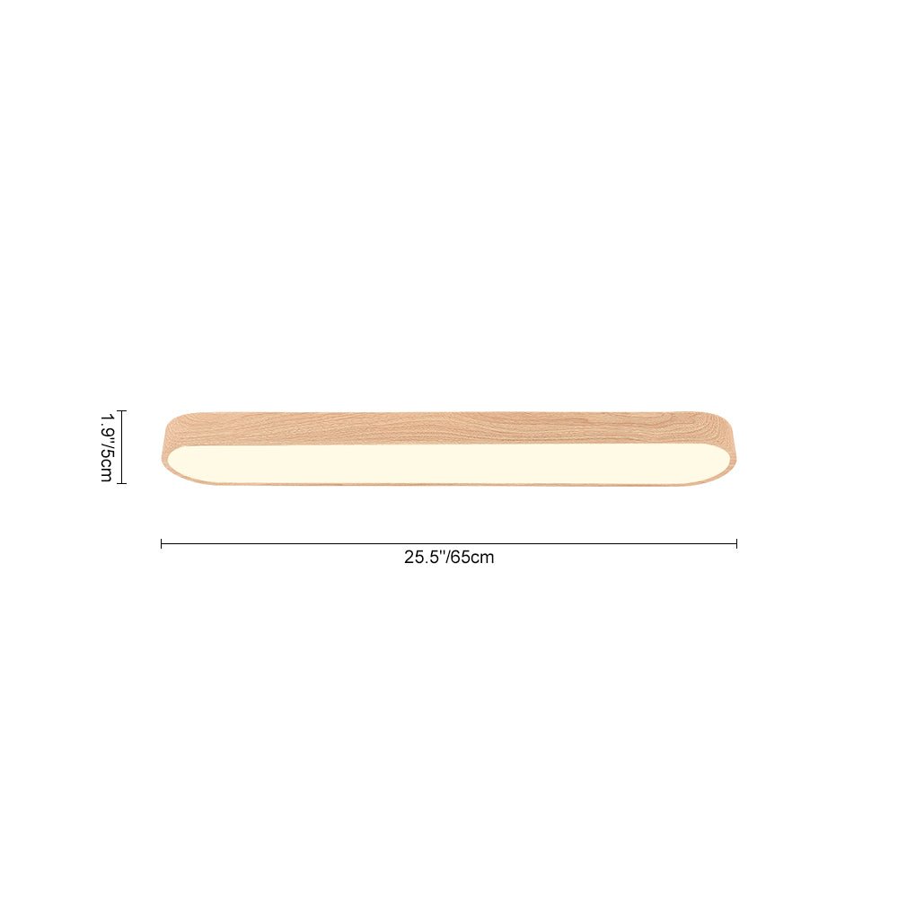 Long Oval LED Flush Mount