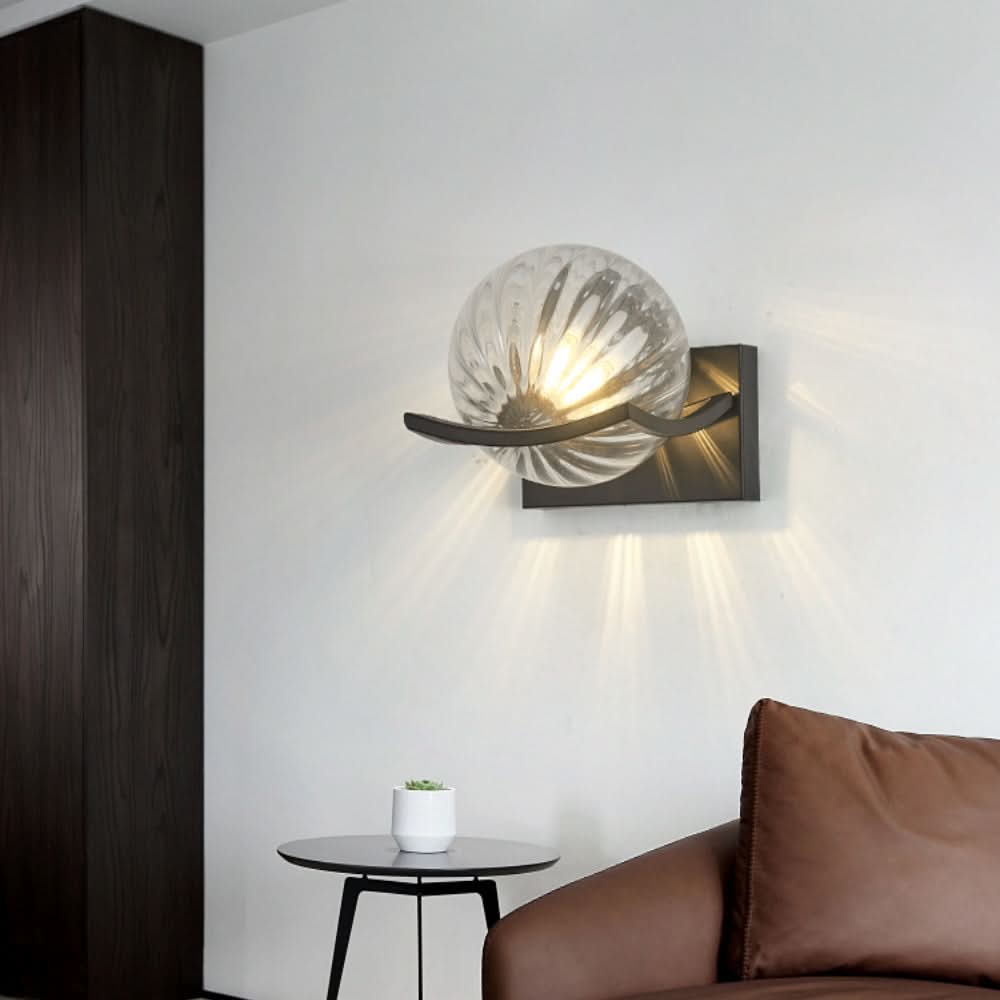 LED Wall Lamp Glass Panel