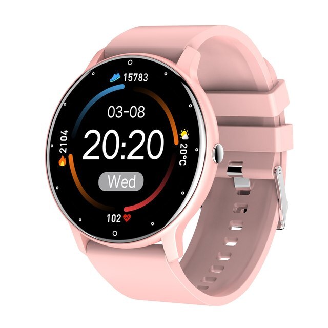 Ultra-Thin Smart Watch with a Full Touchscreen | Heart Rate, Steps and Sleep Tracking, IP67 Rated | 3 Colors