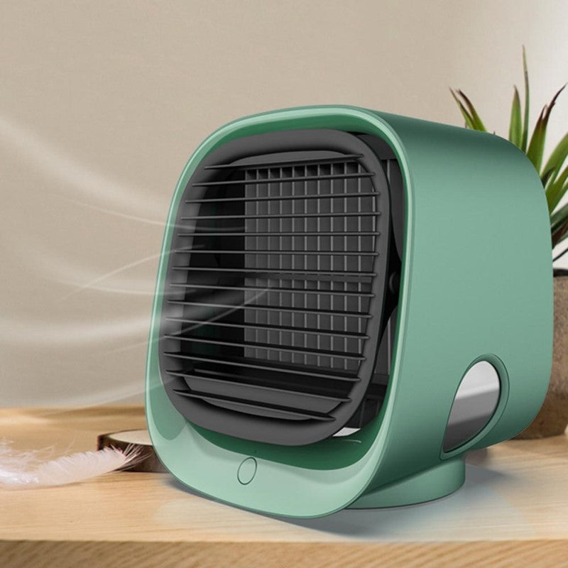 Compact Air Cooler and Humidifier with USB Power – Portable Personal Cooling Unit
