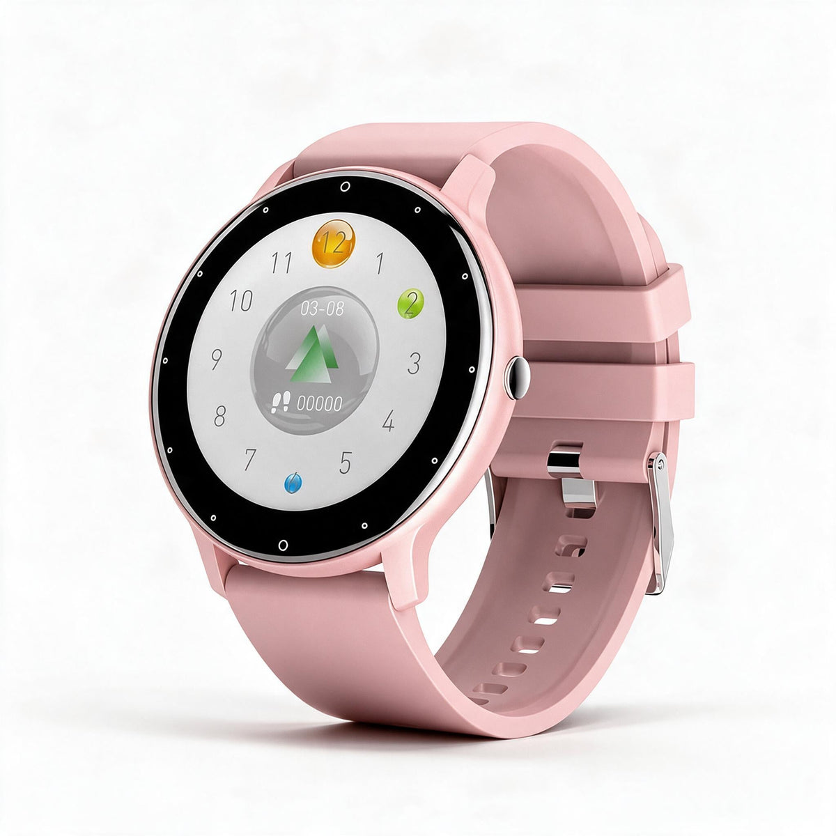 Fitness Smart Watch with a 1.28 Inch Touch Screen | Heart Rate, Sleep Tracking, App Alerts and IP67 Water Resistance