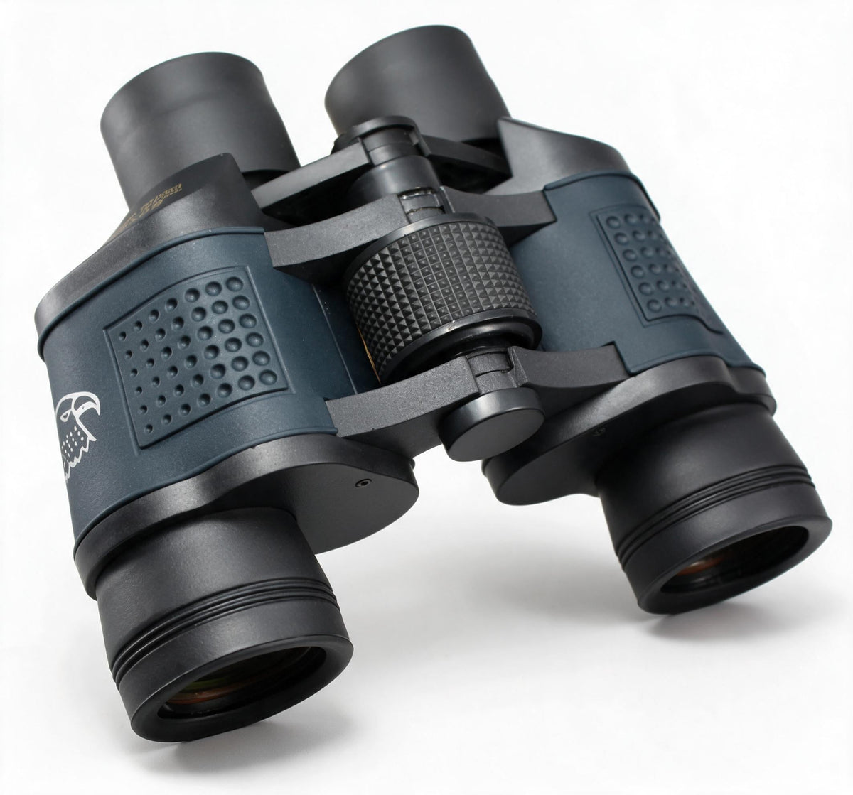 High Power Binoculars with 60x Magnification | Shock Resistant Rubber Grip, Center Focus, Carry Case and Cleaning Cloth