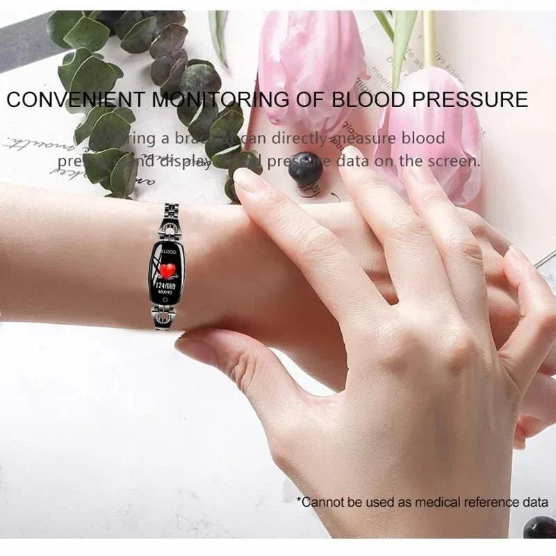 Slim Bracelet Smart Watch with an LCD Touchscreen | Step, Sleep and Heart Rate Tracking, IP67 Rated | 2 Colors