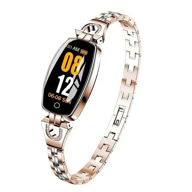 Slim Bracelet Smart Watch with an LCD Touchscreen | Step, Sleep and Heart Rate Tracking, IP67 Rated | 2 Colors